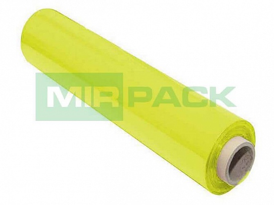 Стрейч пленка для ручной упаковки 500 мм 20 мкм 1,8 кг желтая - Вид 1